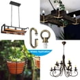 thumbnail image 5 of Unique Bargains M10 Lamp Female Loop Holder with Chain Quick Link Lifting Eye Nut Hook Ring 132 Lbs Load Bronze, 5 of 5