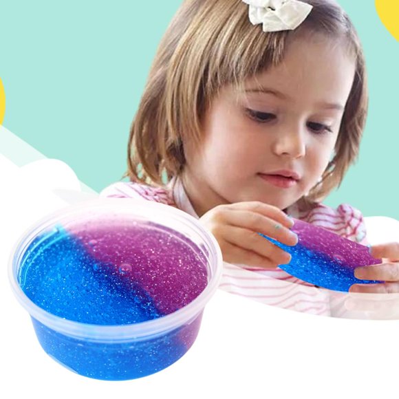 Feltree DIY Crystal Slime Kit with Fruit Scent - Soft & Stretchy Modeling Clay for Kids Sensory Play Arts and Crafts Toys