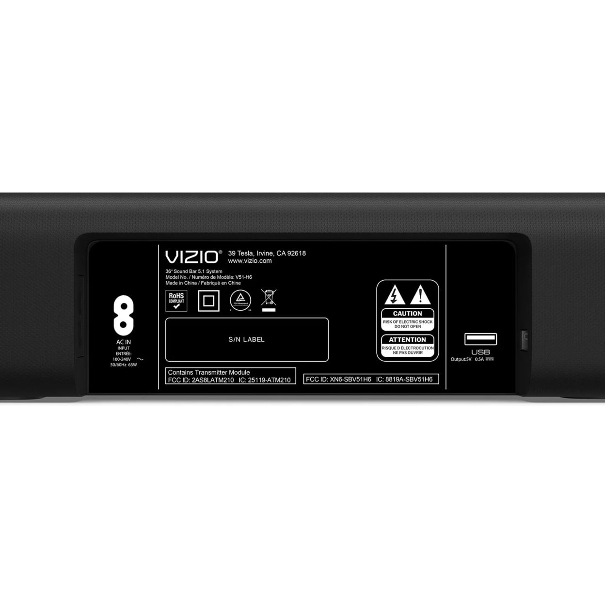 Vizio hotsell 5.1 surround