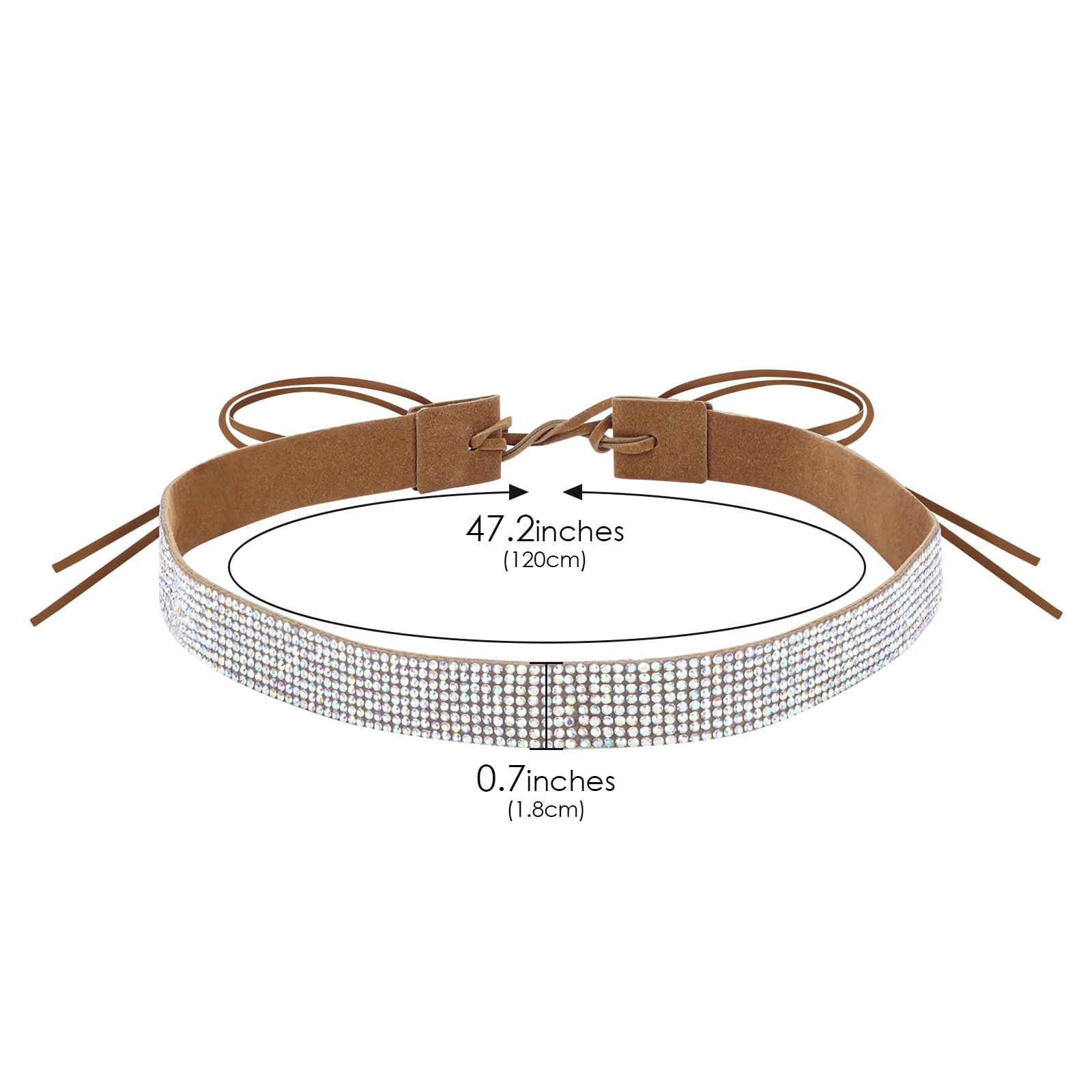 8483 8 Pcs Rhinestone Cowboy Hat Bands For Women Adjustable Western Diamond ab1c4d55-d42c-44ac-8457-  main image 2