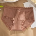 thumbnail image 2 of Sngxgn Womens Underwear Lace Panties High Waisted Ladies Brief for Women(D,One Size), 2 of 3