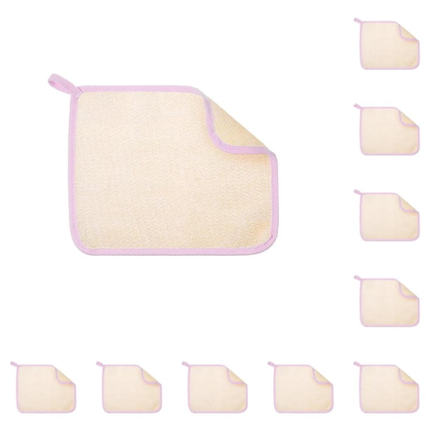 Cateissary Depurador corporal para el hogar, limpiador Simple de alta eficiencia, accesorio de baño, toalla limpia para el cuerpo, toallas de ducha, Rosado 10piezas Cateissary CBP300758