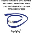 thumbnail image 6 of Regal Dog Products Waterproof Collar & Leash Set - Heavy Duty Center Ring Collar & 5' Leash, 6 of 8