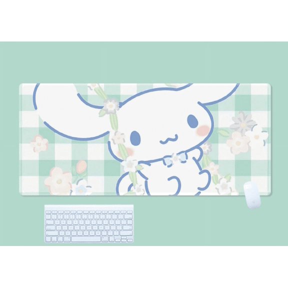 Large size mouse pad anti-slip desk pad cartoon Cinnamoroll laptop gaming keyboard pad