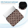 thumbnail image 2 of FORMRS 15"-15.6" Laptop Sleeve Protective Case Soft Carrying Quilted Computer Bag Cover, Checkered Stars Pattern, 2 of 7