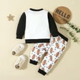 thumbnail image 6 of Xudanell 6-12 Months Baby Boy Clothes Toddler Sweatshirt Outfit Pants Kids Matching Cute Print Kids Fall Outfits, 6 of 7