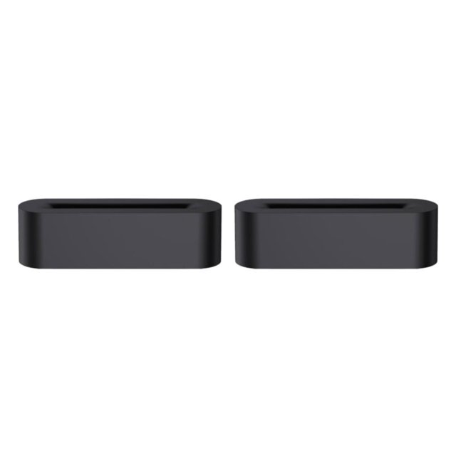 relayinert for Ultra-Quiet Flame Lamp Diffuser For Aromatherapy Fireplace Shape Flame Lamp rounded black 2Set