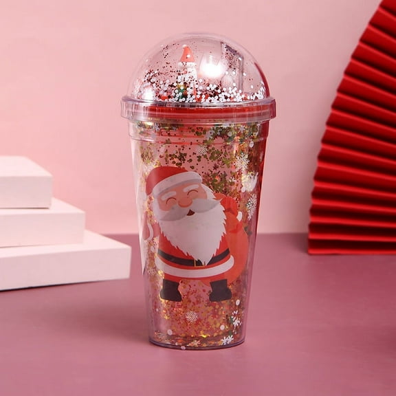 Christmas Theme Water Cup - Santa