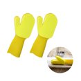 thumbnail image 3 of Limpieza Mano Derecha Látex Multifuncional Hogar Reutilizable Con Esponja Almohadilla De Palma Para Plato Lavado De Coches Hogar Cocina Jardín Oficina 2 Uds Guante Eigraketly HA025821-02, 3 of 6