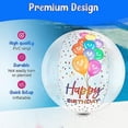 thumbnail image 2 of GRIP A POOL Beach Ball for Birthday Party - 20" Clear Inflatable Ball for Swimming Birthday Parties, 2 of 8