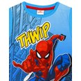 thumbnail image 4 of Marvel Unisex Kids Blue Short Sleeve Long Leg Pyjama Set, 4 of 7