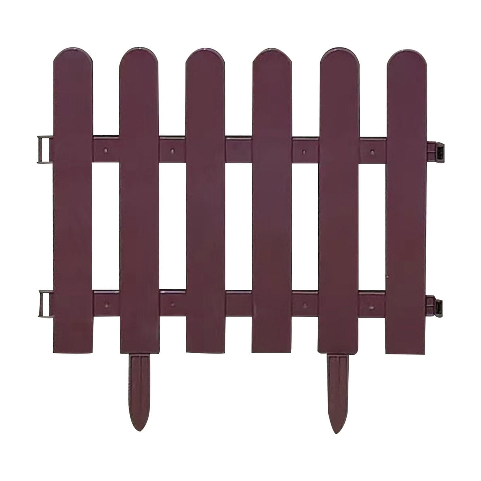 Kadlawus Versatile Garden Fence for Yard, Plastic Mini Border Fence, Decorative Landscape Edging Strips, Small Fence for Flower Bed, Lawn, Patio and Residential Area