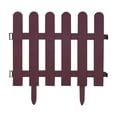 thumbnail image 2 of COM1950s Garden Fence Decorative Border, Plastic Fence Edging for Flower Beds, Lawns and Pathways, Small Garden Fence with Ground Studs, Portable Outdoor Yard Fence for Landscaping and Patio Use, 2 of 7