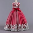 thumbnail image 3 of Girls Lace Bridesmaid Dress Flower Kid Wedding Ball Gown Pageant Evening Dress, 3 of 6