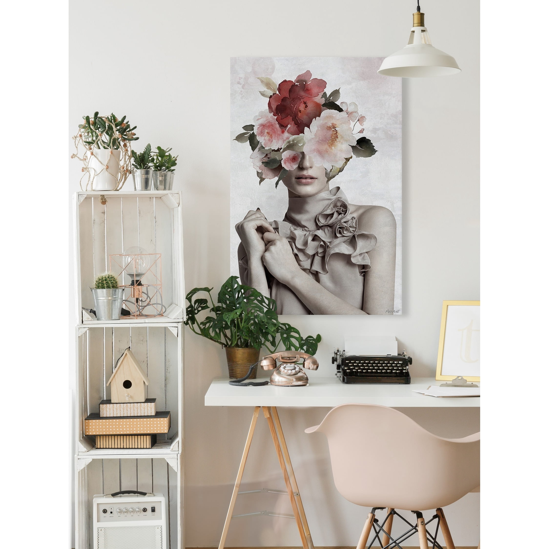 Keep It Sassy 24 in x 36 in Painting Canvas Art Print, by Marmont Hill