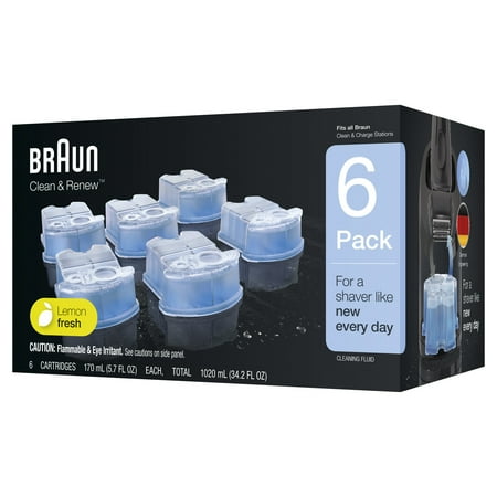Braun CCR6 Clean and Renew Cartridge 6ct
