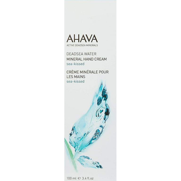 AHAVA Dead Sea Mineral Hand Creams - Sea Kissed, 3.4oz (3 PACK)