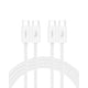thumbnail image 1 of Cable USB C a USB C, paquete de 2 unidades, Belkin, 2 m, 240 W, blanco, 1 of 9