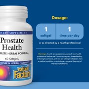 NATURAL FACTORS Prostate Health Complete Herbal Formula - 60 Softgels