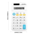 thumbnail image 3 of Back to School Supplies Under $1 Standard Calculator 12 Digit Basic Standard Calculators Mini Digital Desktop Calculator With 8-Digit LCD Display, Battery Solar Power Smart Calculator Pocket Size, 3 of 9