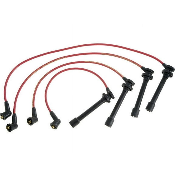 Spark Plug Wire Set - Compatible with 1998 - 2004 Nissan Frontier 2.4L 4-Cylinder 1999 2000 2001 2002 2003