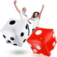 thumbnail image 1 of Juego de dados Aoriher, inflables gigantes, 30 cm, PVC, paquete de 2, 1 of 7