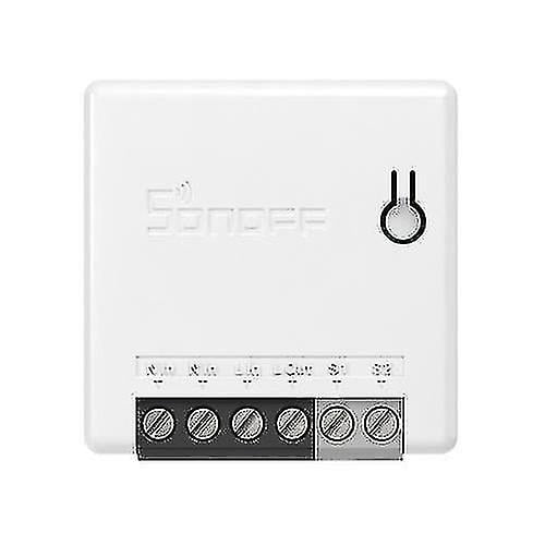 Sonoff Zbmini Zigbee Mini Smart Switch Interruptor de luz de 2 vías con voz...