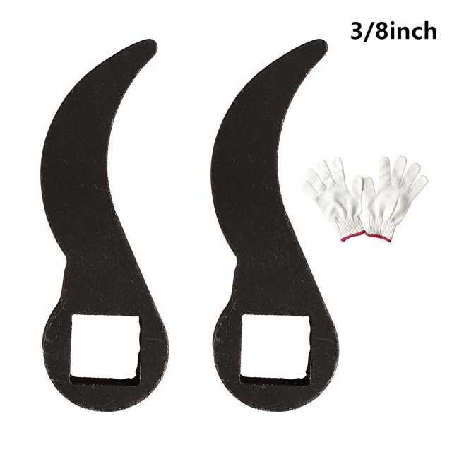 2 Pcs Adaptateur de Clé à Barre Nouvelle Outil de Retrait Compatible 3/8 Pouces avec Gants