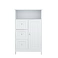 thumbnail image 6 of Llinc Store Bathroom Standing Storage Towel Cabinet with 3 Drawers, Tub or Toilet Side Cabinet, 6 of 8