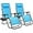 Sky Blue, variant on MaxDeals Zero Gravity Chair Adjustable Folding Lawn Lounge Chairs Outdoor Lounge Gravity Chair Camp Reclining Lounge Chair with Pillows for Poolside Backyard and Beach Set of 2 (Cream-Coloured)