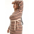 thumbnail image 3 of June & Vie Women's Plus Size Faux Wrap Sweater Midi Dress, 3 of 4