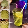 thumbnail image 6 of Coloured Tumblers Plastic Adults Water Juice Drinking Party Cup Picnic K4K, 6 of 9