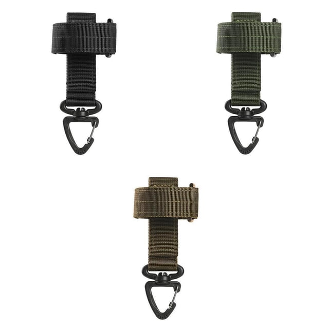 Paquete De 3 Soportes Para Guantes, De Correa, Senderismo, Escalada, Cinturón, Cuerda, Ganchos Para Colgar Sunnimix Correa de sujeción para cuerda de escalada