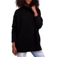 thumbnail image 1 of Free People Womens Ottoman Slouchy Tunic Sweater, Black, Small, 1 of 2