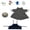 D, variant on Thanksgiving Pilgrim Porch Goose Outfit,Fall Pumpkin Dress with Apron and Bonnet for Lawn Goose Statue,Autumn Yard Patio Garden Decor