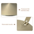 thumbnail image 3 of Placa Difusora de Calor para Estufa de Gas de 8 Pulgadas con Mango Desmontable, Oro Rosa, 3 of 5