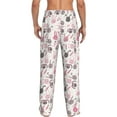 thumbnail image 3 of Xecao Rabbit And Carrot Men's Straight Lounge Pajama Pants: The Ultimate in Comfortable Sleepwear, 3 of 9