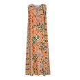 thumbnail image 3 of Women'S Fashionable Summer Flower Button Pocket Printed Jumpsuit, Long Pants Jumpsuit, 3 of 5