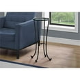 thumbnail image 2 of Bowery Hill Accent Table Side End Plant Stand Round Living Room Metal Black, 2 of 4