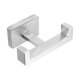 thumbnail image 1 of Gancho doble para toallas, gancho para batas, toallero, soporte simple para toallas, para dormitorio, Plata, 1 of 9