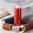thumbnail image 3 of Estuche de madera para agujas de 2 piezas con 12 agujas colgantes con parte trasera dorada y agujas de costura de cuero de 4 ojales como se muestra, 3 of 5