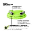 thumbnail image 5 of Flexzilla® Garden Lead-in Hose, Hybrid Polymer, 5/8" x 10', ZillaGreen, 5 of 10