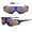 Silver, variant on Kmbangi Unisex Outdoor Sports Riding Glasses, Casual High Definition Adjustable Cycling Sunglasses