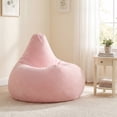 thumbnail image 4 of Costway Bean Bag Chair for Adults with Skin-friendly Corduroy Cover & Soft Sponge Filling Pink, 4 of 10