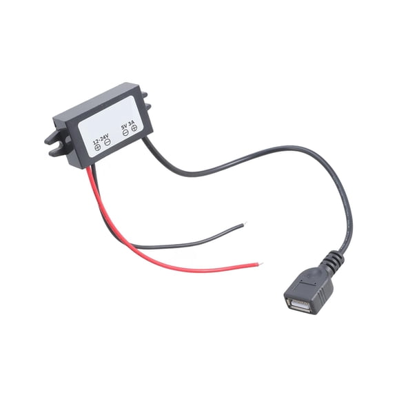 5V 3A USB Charging Adapter Converts DC12V 24V Input For Phones Tablets Cameras Solar Sources USB Security Cameras