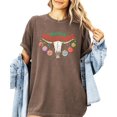 thumbnail image 2 of Merry Christmas Western Shirt for Women and Teens Festive Bull Skull Country Graphic Tee Espresso Shirt Adult Large, 2 of 4