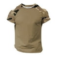thumbnail image 4 of T Shirts for Men Summer Camo Print Short Sleeved Crew Neck Tee Tops Casual Regular Fit Workout Running Pullover Shirts, 4 of 5