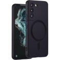 thumbnail image 1 of wonima44 Magnetic for Samsung Galaxy S21 FE Case,Soft Silicone Samsung Galaxy S21 FE Phone Case with Camera Protection,Anti-Scratch Samsung Galaxy S21 FE Case Compatible with MagSafe, Black, 1 of 1