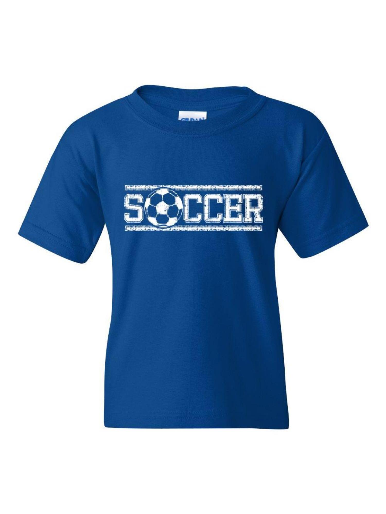 IWPF Youth Soccer With Ball TShirt For Girls and Boys
