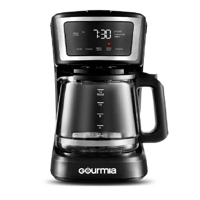 CAFETERA GOURMIA GCM3286 12 TAZAS PROGRAMABLE NEGRO